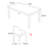 Simple modern rectangle dining table set-106805495