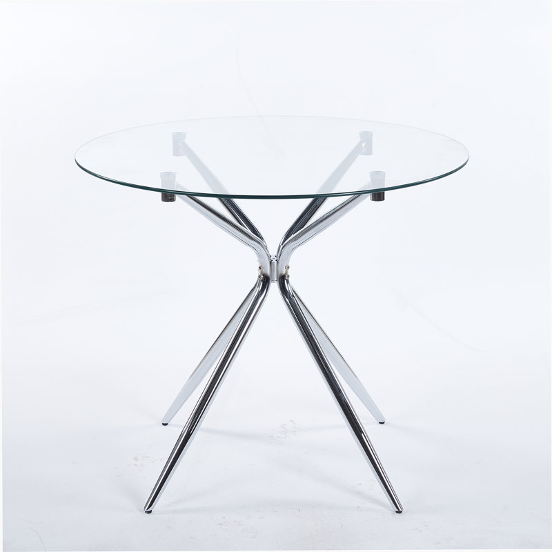 Table basse, petite table de salle à manger avec pieds en métal