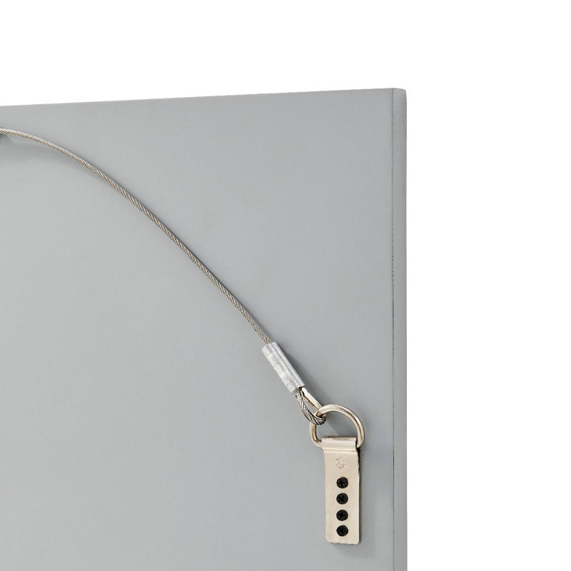 Doolittle Wood Flat Wall Mirror