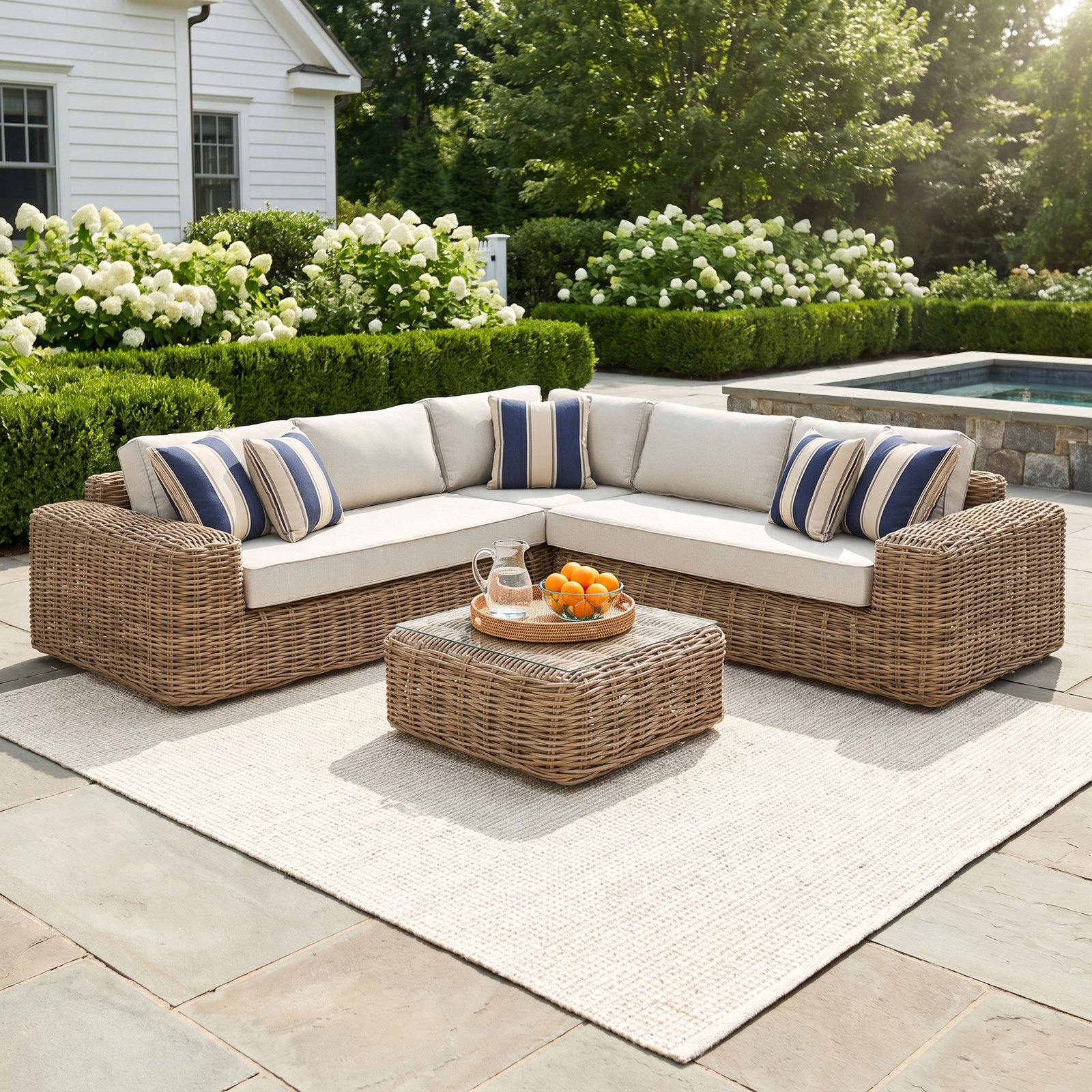 Admiral 4 - Person Patio Seating Group, Dark Gray