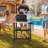 Abey Bar Cart with Metal Outer Material