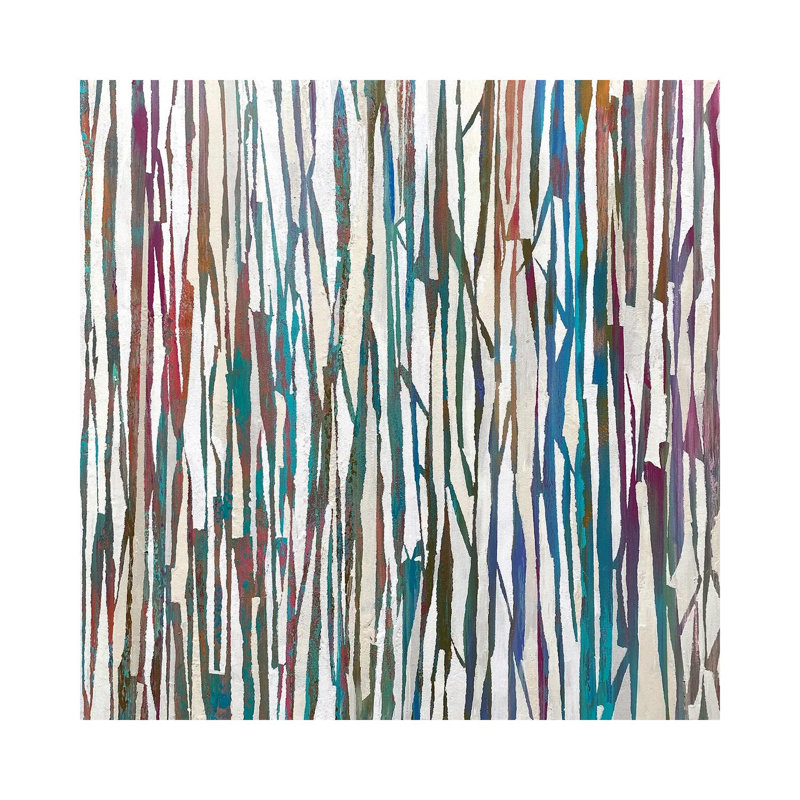 Undulate by Alicia Dunn - Wrapped Canvas Painting, 30.48cm H x 30.48cm W x 1.91cm D