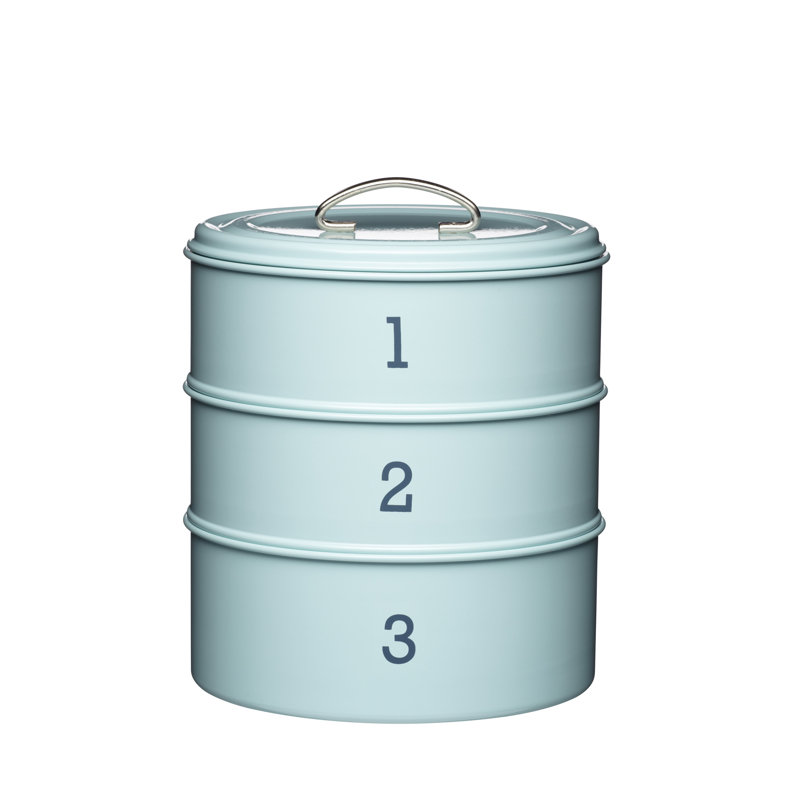 Living Nostalgia 3 Tier Cake Tin, Blue