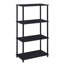 Bibliothèque noire avec 4 tablettes-129742108