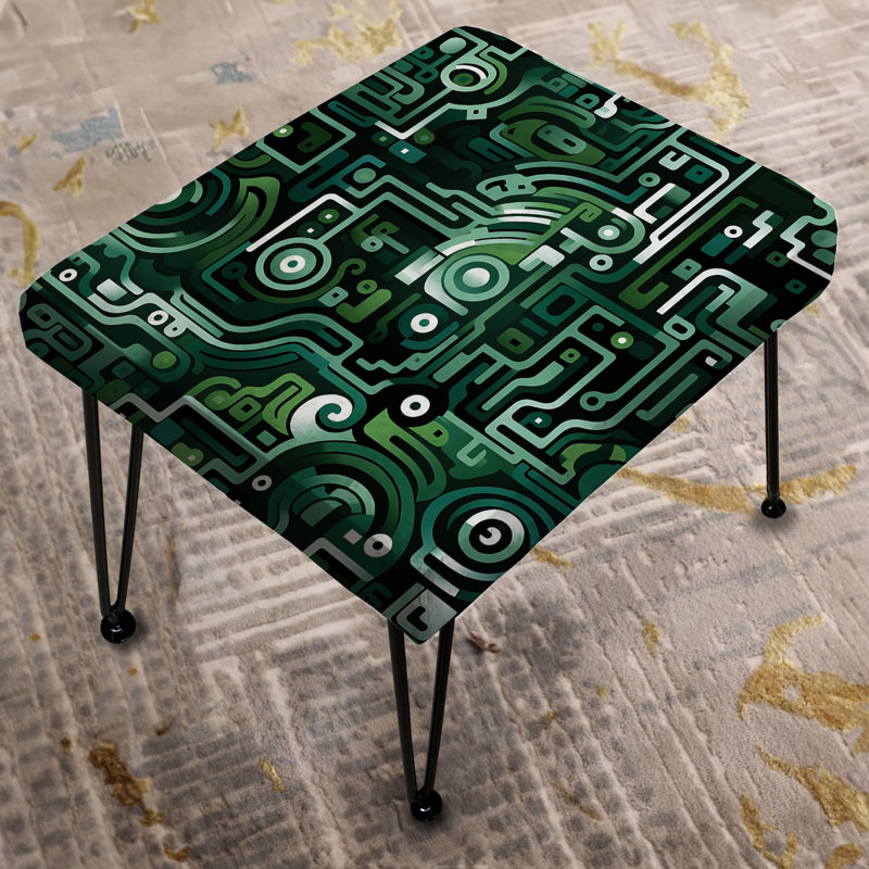 Repose-pieds Green Techno Fusion Maze