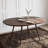 Modern Kitchen Dining Table, 43"-59" Extendable Dining Table, Round to Oval Table-121837794