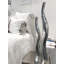 Roarke (ensemble de 2) grands vases modernes argentés ondulés