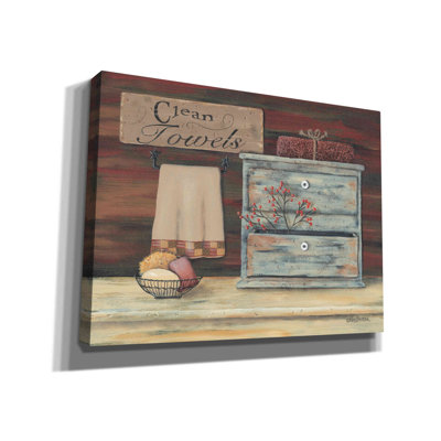Clean Towels by Pam Britton Canvas Wall Art