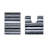 Annaleese 100% Polyester Machine Washable Tufted 2 Piece Bathroom Rug Set-1489082905-1495439137