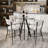 5 PCS Round Bar Table and Bar Stools Set-1084324399-1084324397-1084324434