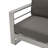 3 Seater Sofa With Metal Tray