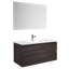 Ensemble de meuble-lavabo mural simple 39 po Jasso-527149229