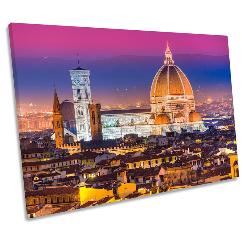 Florence Italy Tuscany - Wrapped Canvas Print, 30.5cm H x 45.7cm W x 2cm D