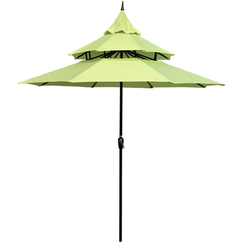 Parasol de marché 9 pi Iyanna, Vert lime