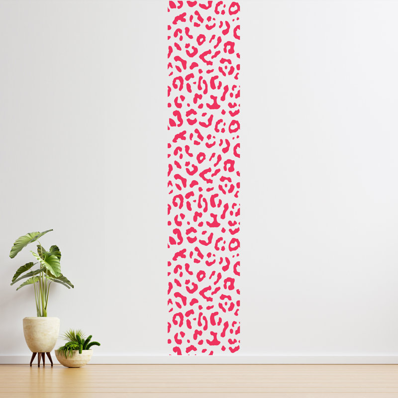 Adhésif décoratif imprimé léopard, Rose