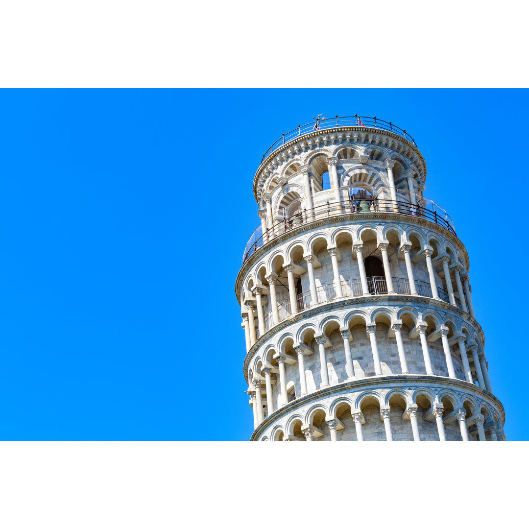 Agustine Leaning Tower Of Pisa - Wrapped Canvas Print