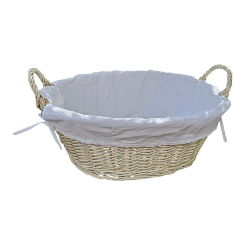Fleur De Lis Living Wicker Decorative Basket