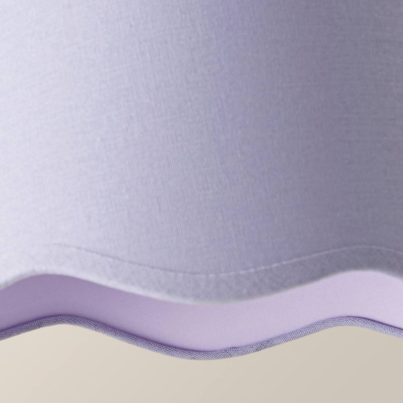 Alazar Linen Blend Empire Lamp Shade ( Slip-On ), Purple, 15cm H x 25cm W x 25cm D