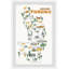 Carte illustrée de Phoenix - reproduction de cadre photo sur papier-1420375815
