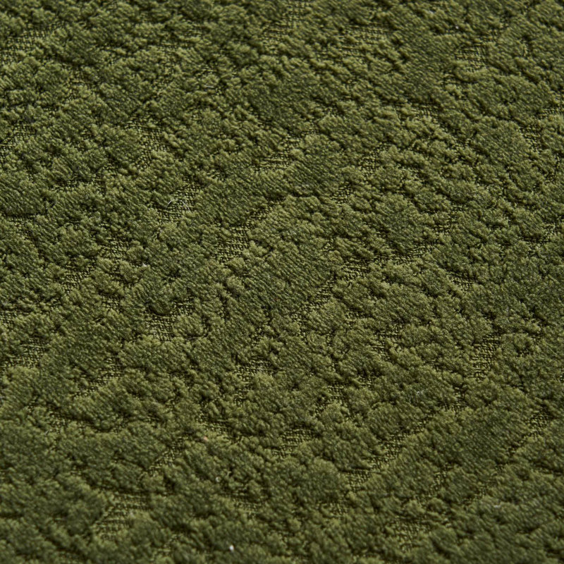 Canapé incurvé en chenille Boneless, Vert