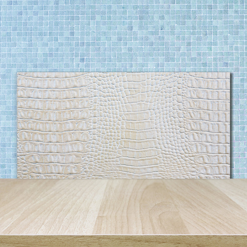 Aliha 50cm W x 100cm L Glass Peel and Stick Panel