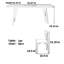 Table moderne moderne simple rectangulaire blanc mat-107264685