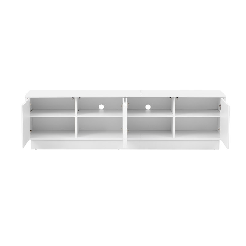 Armoire design à 4 portes U-Can avec tablettes réglables et détails DEL U-Can