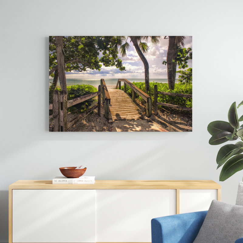 Beach Access par Danny Head - Photographie sur toile tendue, H 32 po x l 48 po x P 1,25 po