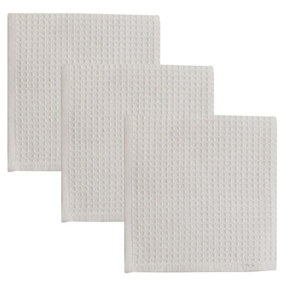 Cotton Waffle Dish Cloth Kitchen Towel
