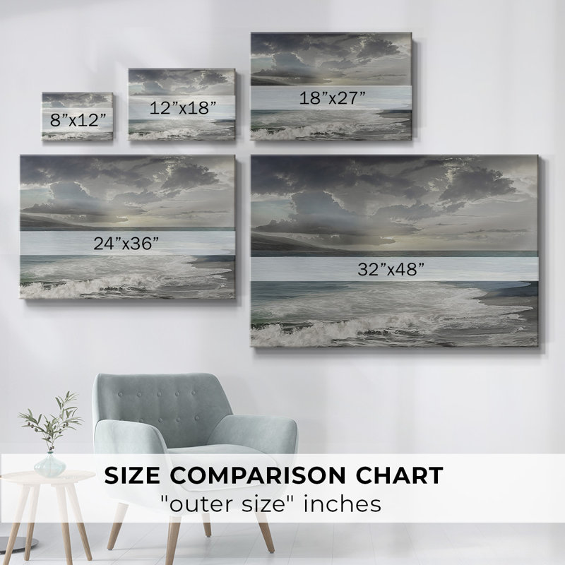 Toile tendue Shimmering Cove-Gallery, H 12 po x l 18 po