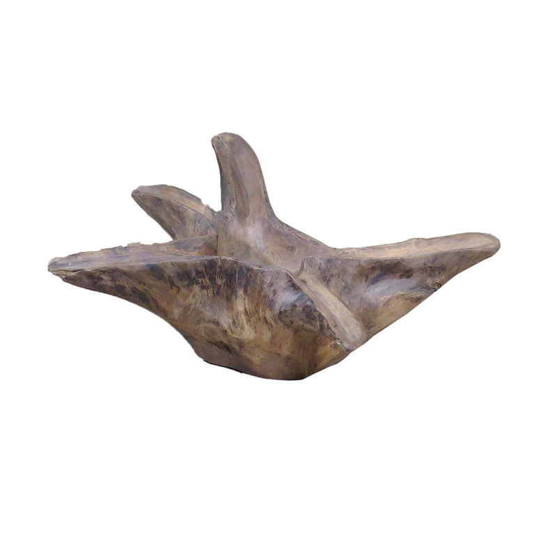 Solid Wood Decorative Bowl