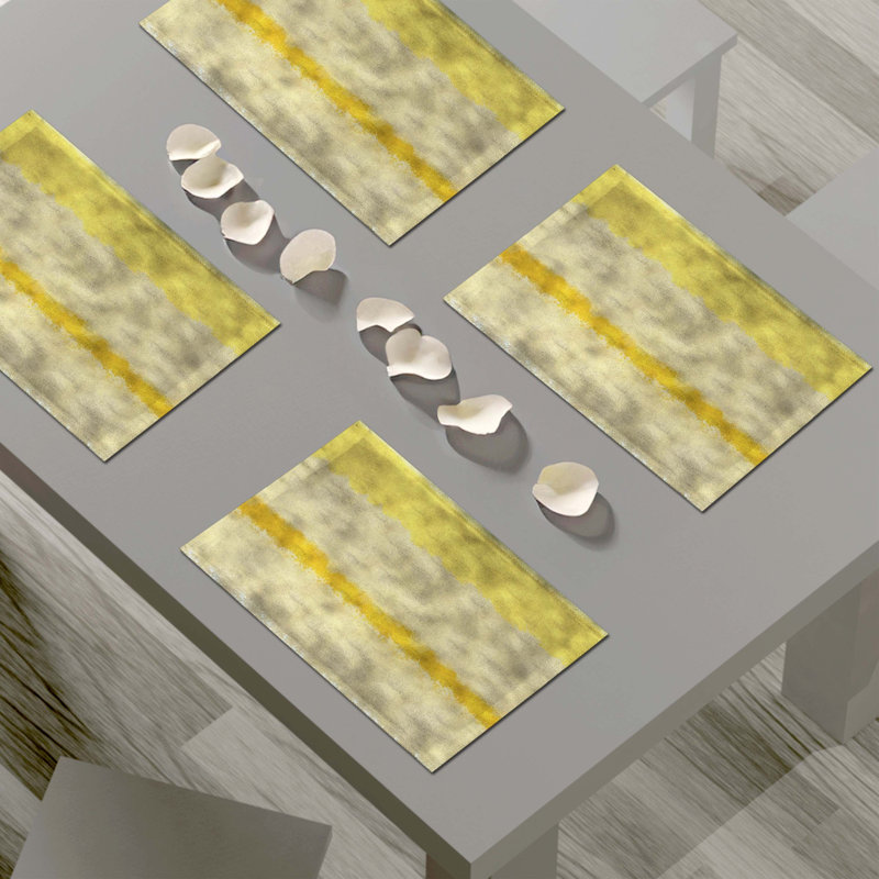 Polyester Abstract Rectangle Placemat