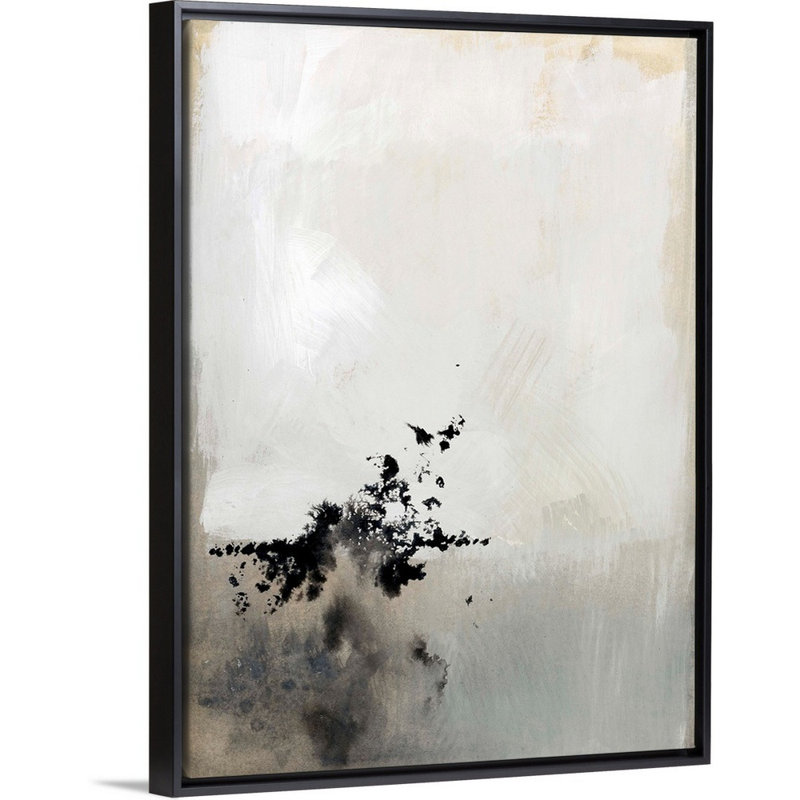 «Passel I» par Victoria Barnes, reproduction d'art sur toile, H 26 po x l 20 po x P 1,75 po, Cadre flottant noir