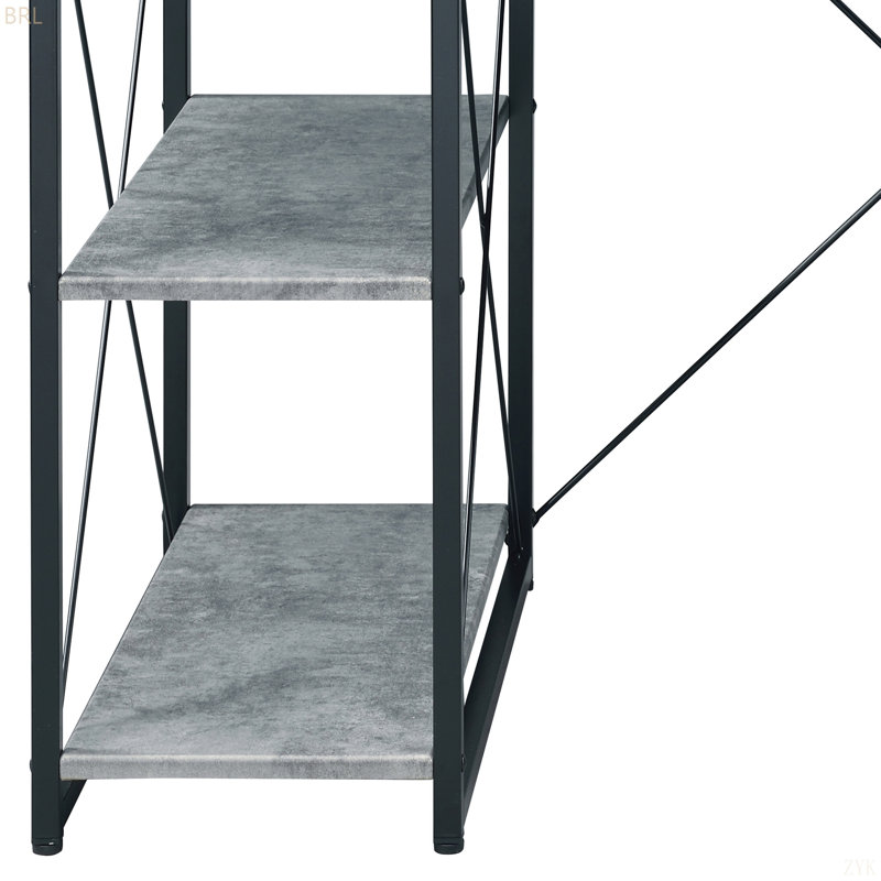 Bureau d'écriture tout usage à finition grise, Gris