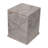 Natural Marble Cremation Urn, Square Design, Gray and White