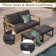 Arunas 2 - Person Outdoor Seating Group With Ottoman