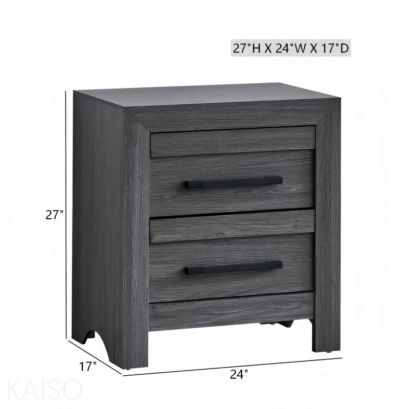 Gray Nightstand