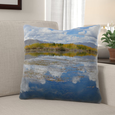 Haylee Pond Square Pillow Cover & Insert