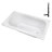 72" x 36" Acrylic Soaking Drop-In Bathtub, Drain Included-97544768