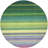 Gradient Vegan Leather Round Pebble Placemat-50817692