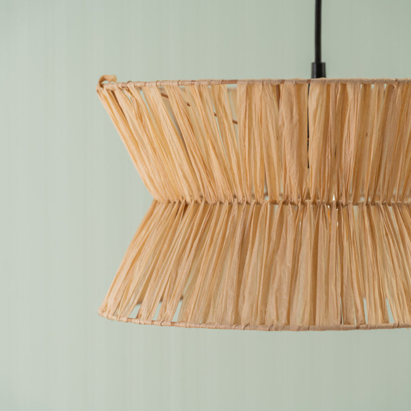 20cm H Paper Hourglass Lamp Shade ( Clip On ) in Beige