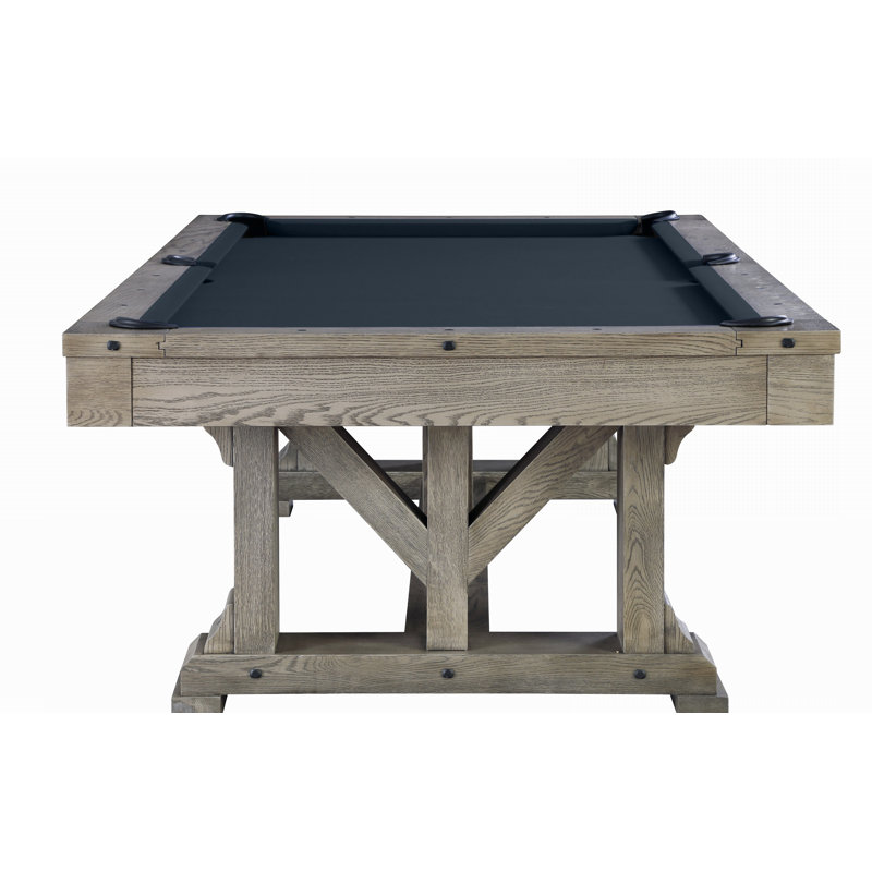 Cross Creek Slate Pool Table with Professional Installation Included, Titanium, 7', No
