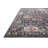 Fiorillo Oriental Machine Made Power Loom Polypropylene Charcoal/Rust Indoor Area Rug-1738859392