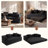 83“ Foldable Sleeper Sofa Bed – Convertible Mattress Couch With 2 Removable Pillows-131198537