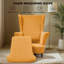 Housses de protection de meubles pour fauteuils à oreilles, housses de coussin en T extensibles 2 pièces, anti-boulochage, ajustement du bas élastique, lavable à la machine-2011179110