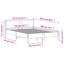 Osceola UK King - DE 150 x 200 cm Solid Wood Bed