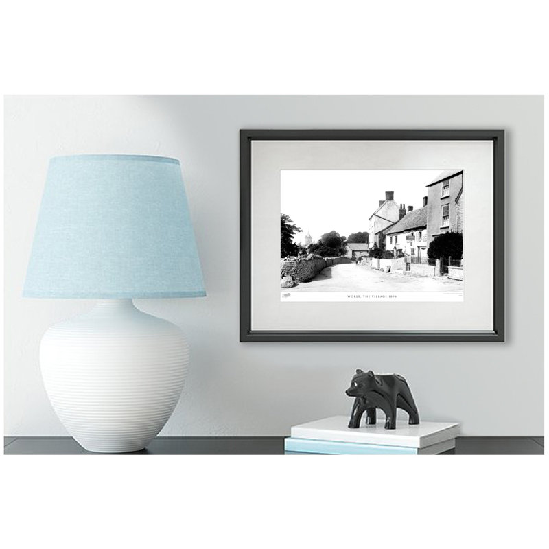 Worle, The Village 1896 - Single Picture Frame Print, 45cm H X 60cm W x 2cm D