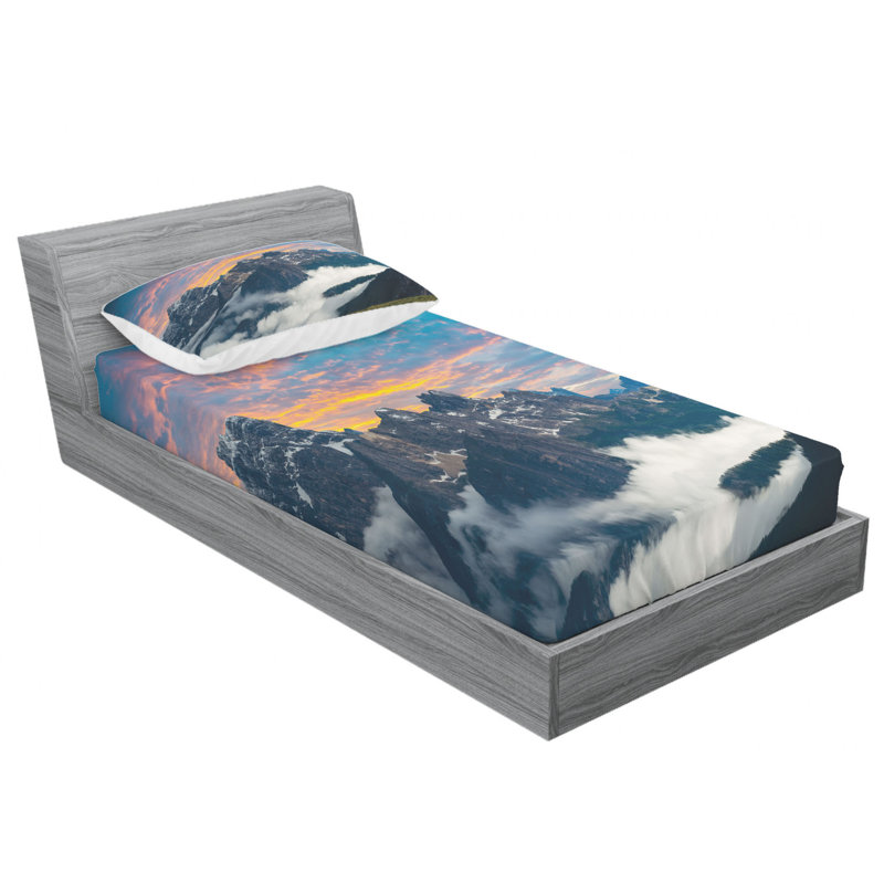 Microfiber Sheet Set, Twin XL Sheet Set with Fitted Sheet