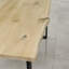 Marquand Oak Solid Wood Top Metal Base Dining Table-1287820039-1287820035