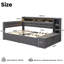 Smart Upholstered Storage Daybeds Upholstered Linen Daybed-134768303
